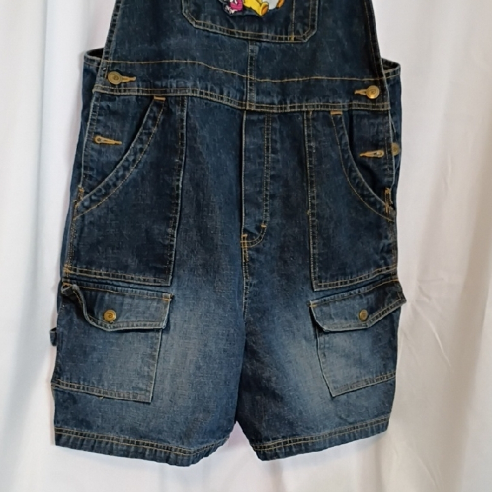 Disney Dark Blue Jean Shorts with Winnie the Pooh Patch - Picture 3 of 6